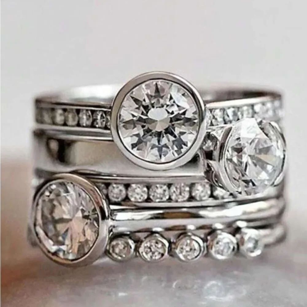 Statement silver ring A1185